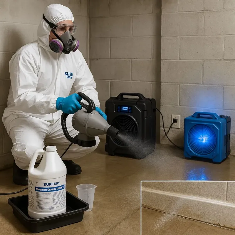 Sanitization and Odor Removal process in Bryan County, OK
