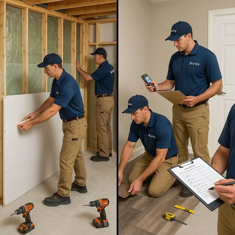 Repairs and Reconstruction process in Bryan County, OK